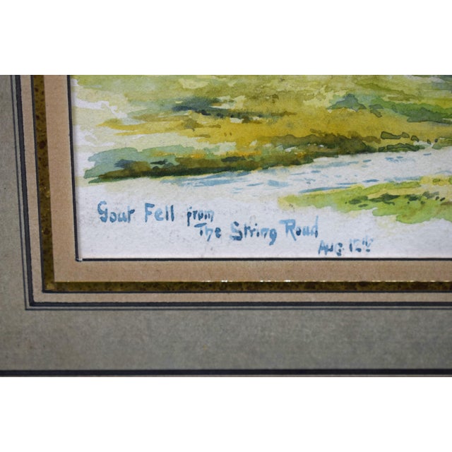 Mid 20th Century Goat Fell From the Spring Road Aug. 12th Scottish Landscape For Sale - Image 5 of 5