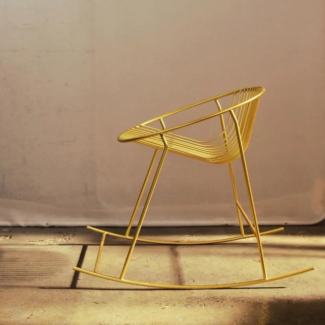 Shell Rocking Chair by Viewport-Studio for equilibri-furniture For Sale - Image 6 of 6