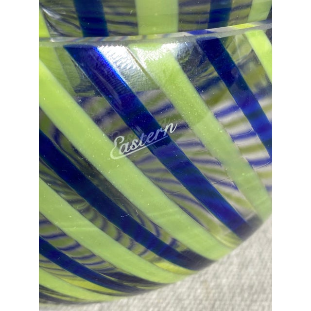 Glass Late 20th Century Hand-Blown Vinini-Style Bowls- Set of 6 For Sale - Image 7 of 10
