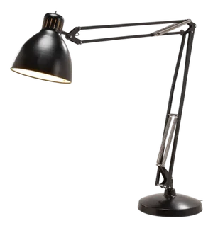 Black The Great JJ Lamp by Jac Jacobsen for Luxit Leucos, 1980s