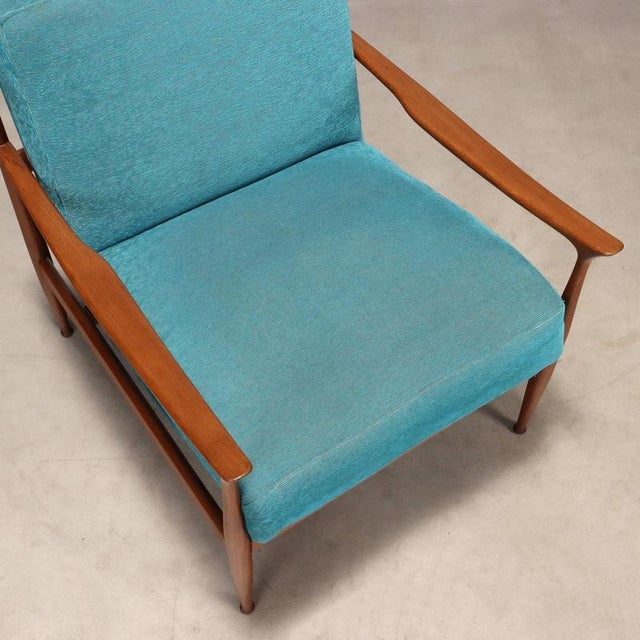 Wood Vintage Teak Wood Armchair, 1960s For Sale - Image 7 of 11