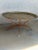 1950s Moroccan Brass Tray Table on Mid-Century Modern Base For Sale - Image 9 of 12