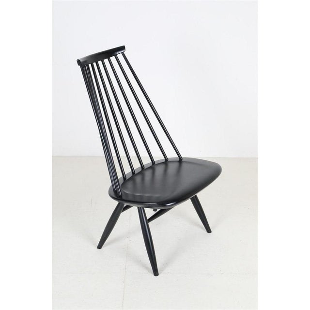 1970s Black Mademoiselle Chair by Ilmari Tapiovaara for Asko, 1960s For Sale - Image 5 of 14