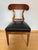 Elegant single biedermeier shovel chair in walnut from austria around 1820.walnut veneered and solid walnut. Strongly...