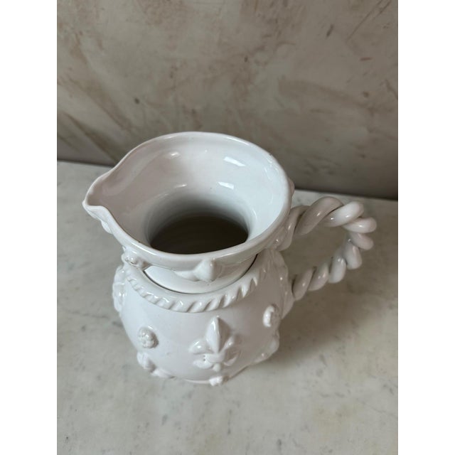 White Pitcher by Emile Tessier For Sale - Image 5 of 16