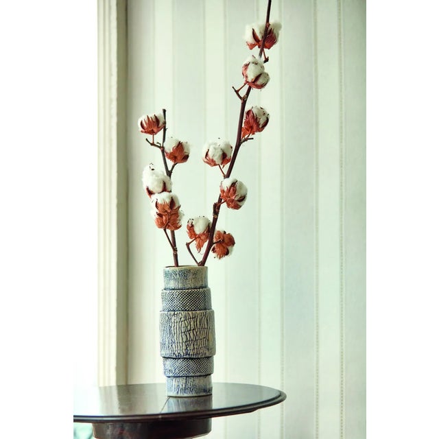 Traditional Sanderson Sonning Stripe Wallpaper in Powder Blue For Sale - Image 3 of 3