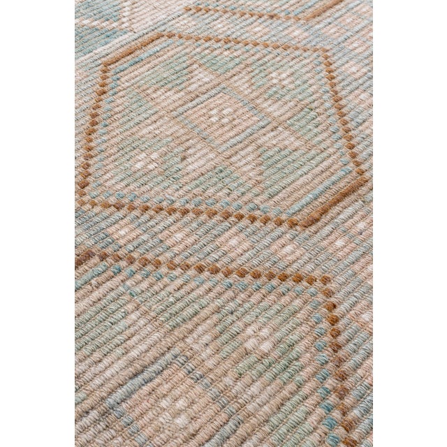 Vintage Circa 1940 Tan Turkish Kilim Flatweave Rug 5ft 9in X 9ft 6in For Sale - Image 11 of 15