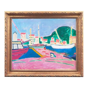 'Port De Vendres' by Anthony McNaught, 2020, Côte Vermeille, France, California Post Impressionist Artist