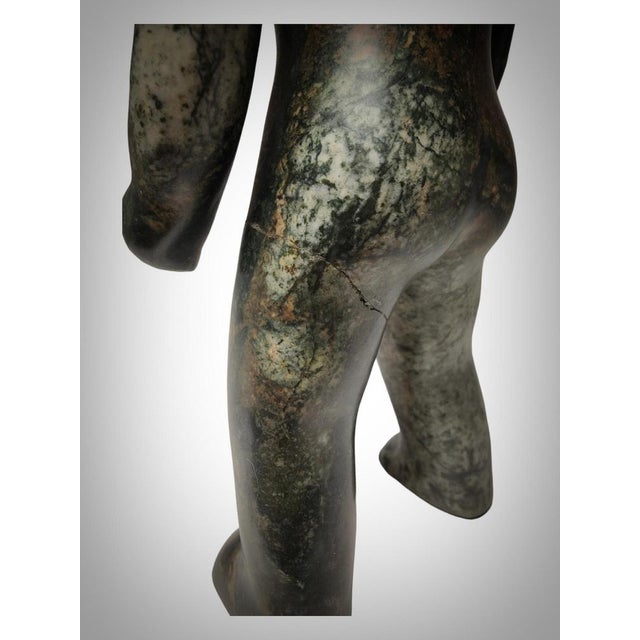 Preclassic Olmec Figurine in Stone For Sale - Image 6 of 15