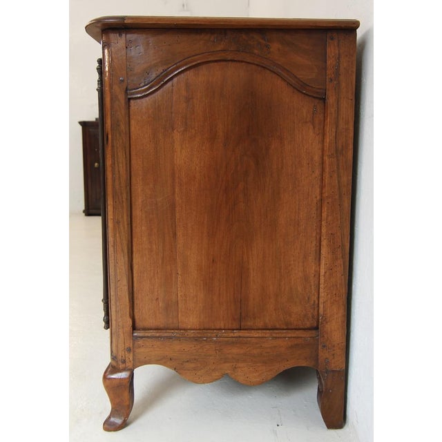 Provincial Louis XV French Walnut Enfilade or Sideboard, 1800s For Sale - Image 17 of 18