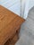 Brown Antique Victorian Oak Serpentine Front Five-Drawer Highboy Dresser With Ornate Carved Crest For Sale - Image 8 of 12