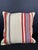 Turkish Hemp Pillow Cushion Natural Beige Red Cushion Cover 20x20 For Sale - Image 4 of 4