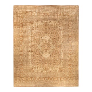 Mogul, One-of-a-Kind Hand-Knotted Area Rug - Brown, 12' 2" x 15' 3" For Sale