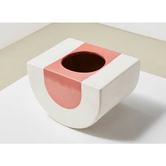 Very rare vase, model Kua, designed by Ettore Sottsass in 1968 for Cedit (Ceramiche d'Italia). It is marked and signed at...