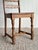 Early 20th Century Antique Ladderback Scalloped Accent Dining Chairs, Pair For Sale - Image 5 of 14
