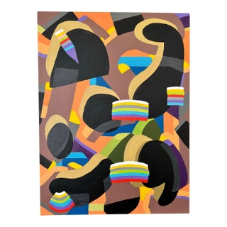 David Mac Innes Light•Color• Pattern 2003 #68 Painting on Canvas Original For Sale