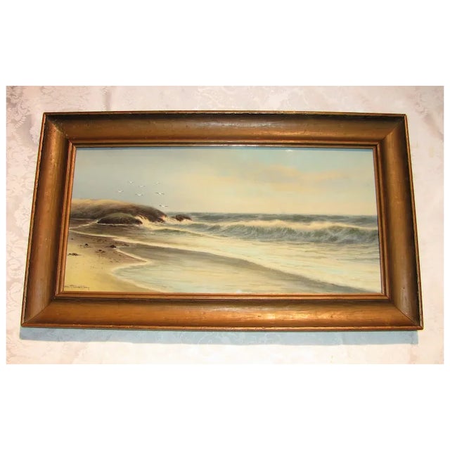 A watercolor on paper laid on board by George Howell Gay (1858-1931 American). The painting is signed in the lower left...