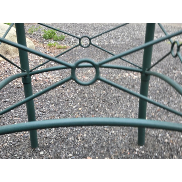Metal Late 20th Century Giacometti Style Outdoor Patio Table For Sale - Image 7 of 9