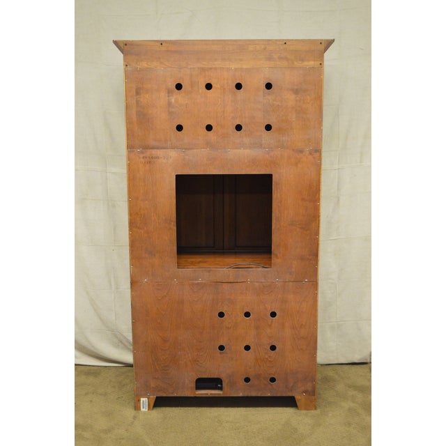 Ethan Allen American Impressions Solid Cherry TV Armoire Media