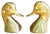 Style your bookshelf with these fun, retro duck bookends to add a bit of brightness and whimsey. Fabricated of heavy brass...