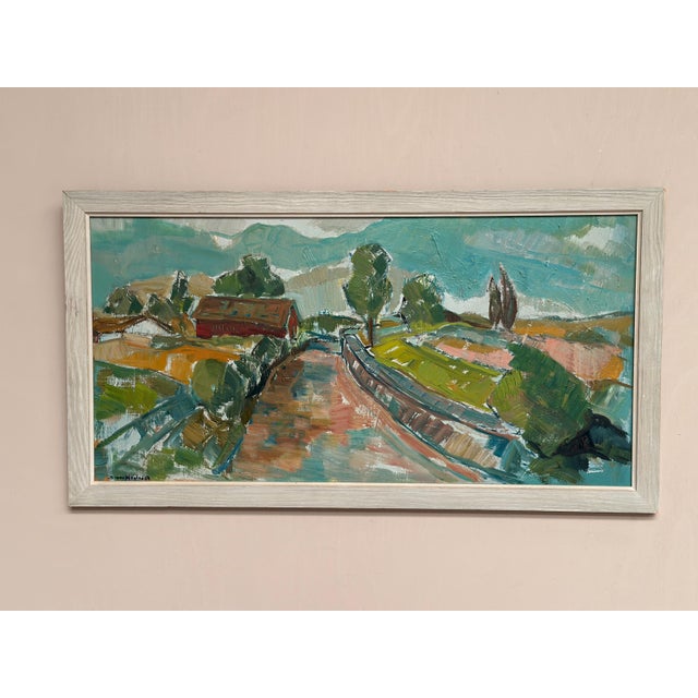 Sture Haglundh, Landscape, 1950s, Oil Painting on Panel, Framed For Sale - Image 8 of 18