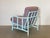 Set of Lacquered Bamboo Armchair and Stool, 1970s For Sale - Image 11 of 18