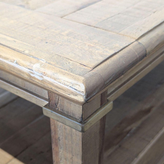 Wood Rustic Lift-Top Coffee Table For Sale - Image 7 of 9