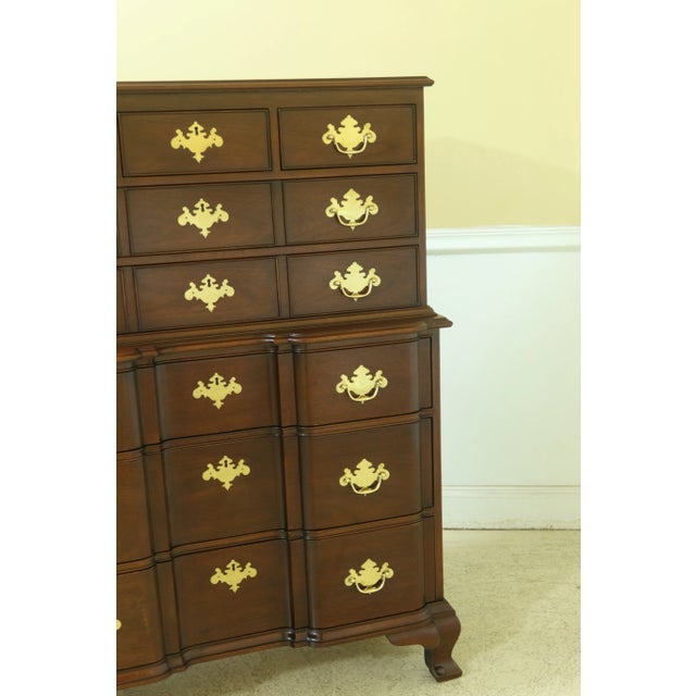 Approx: 30 Years Old Mahogany Dovetailed Drawer Construction High Quality Construction Chippendale Style Traditional Style...
