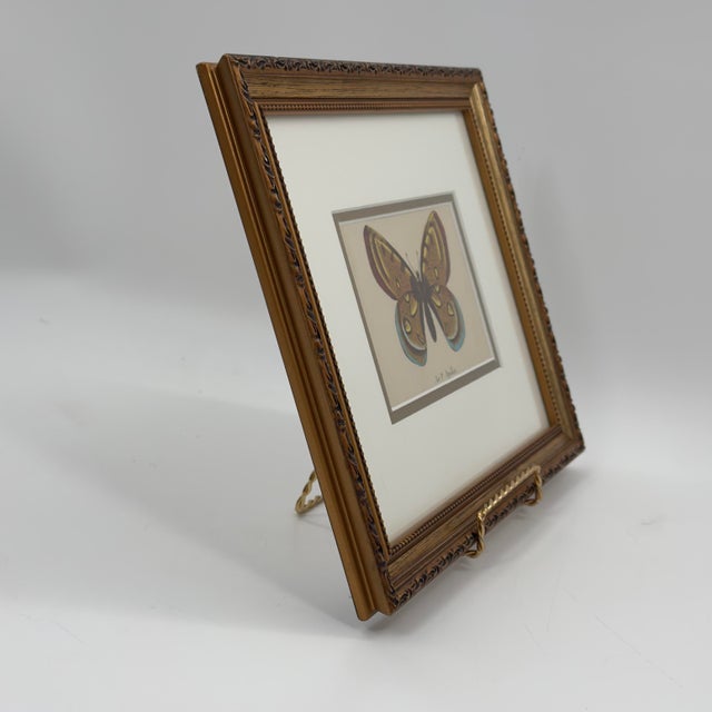 Vintage Le P. Apollon Butterfly Natural History Print French Entomology Vintage natural history butterfly print depicting...