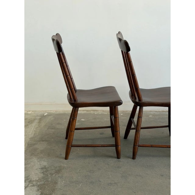 1940s Windsor Dining Chairs - Set of Six For Sale - Image 14 of 18