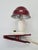 Red Small Mid-Century Modern Space Age Mushroom Clip-On Lamp, 1970s For Sale - Image 8 of 10