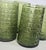 Vintage Avocado Brick Tumblers- Set of Four For Sale - Image 6 of 13