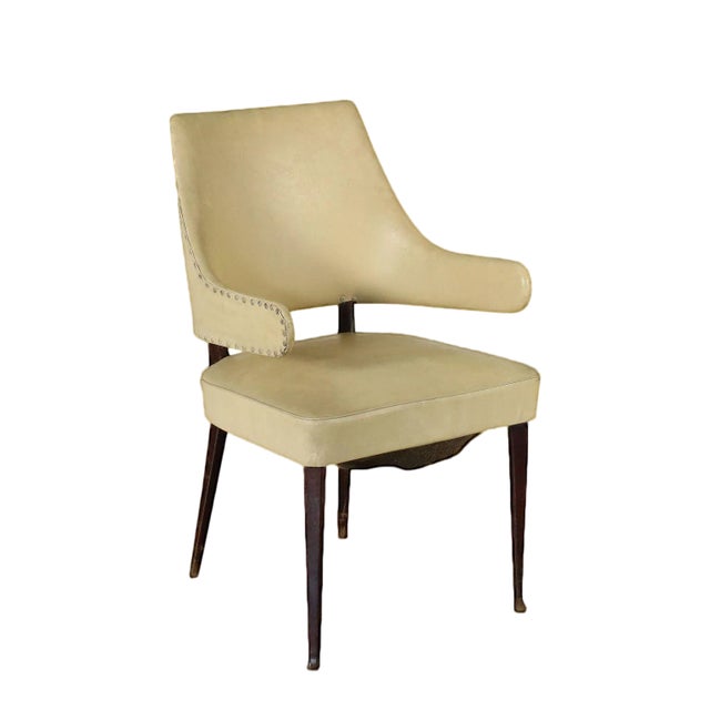 Vintage Beech Dining Chair, 1950s For Sale