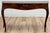 Italian Italian Saber Leg Burlwood Console Table or Writing Desk For Sale - Image 3 of 17