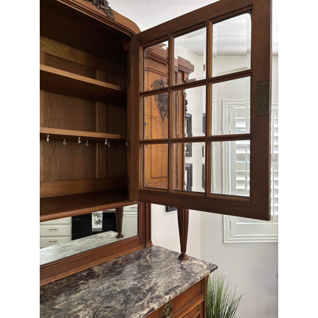 Antique French Louis XVI-style China Hutch For Sale - Image 15 of 16