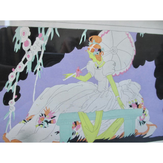 Art Deco Pochoir Print by Janet Laura Scott For Sale In New York - Image 6 of 10