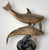 Limited edition bronze sculpture titled “Ocean Travelers” by renowned marine life artist Wyland. Features two dolphins...