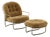 Carlo De Carli Model 915 Armchair With Ottoman by Cinova, 1960s For Sale