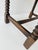 19th Century Rustic Farmhouse Bobbin Turned Ottoman with Upholstered Seat For Sale - Image 10 of 13