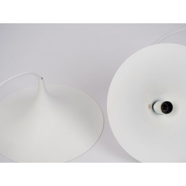 Vintage Semi Pendant Lamps by Bonderup and Thorup for Fog and Morup, 1968, Set of 2 For Sale - Image 5 of 9