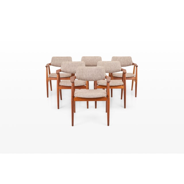 Vintage GM11 Dining Chairs from Glostrup Møbelfabrik, 1960s, Set of 6 For Sale - Image 15 of 15