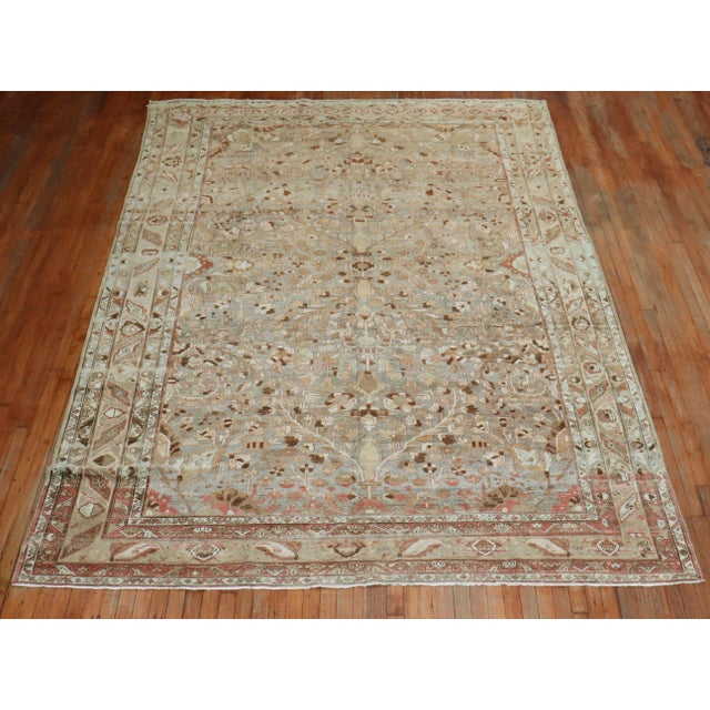 Antique Persian Malayer Rug - 4'2" x 6'3" For Sale - Image 17 of 18