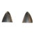 Pair of Vintage Airplane Nose Cone Lanterns, Belgium, C. 1965 For Sale