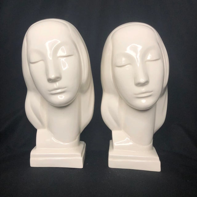 These have a captivating serenity and beauty. They do have a faint mold mark but it is illegible and there are no labels...