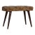 Animal Print Velvet Bench With Deep Button Seat For Sale
