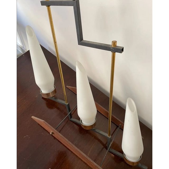 Mid-Century Modern Ceiling Light, 1960s For Sale - Image 9 of 10