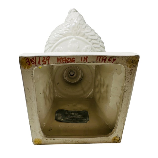 Large Vintage 1970s Italian Blanc De Chine Swan Handled Urn – 16" For Sale - Image 16 of 16