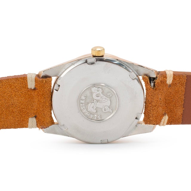 Late 20th Century Vintage Omega Seamaster 35mm 2975 Strap Stainless Steel Automatic Watch For Sale - Image 5 of 10