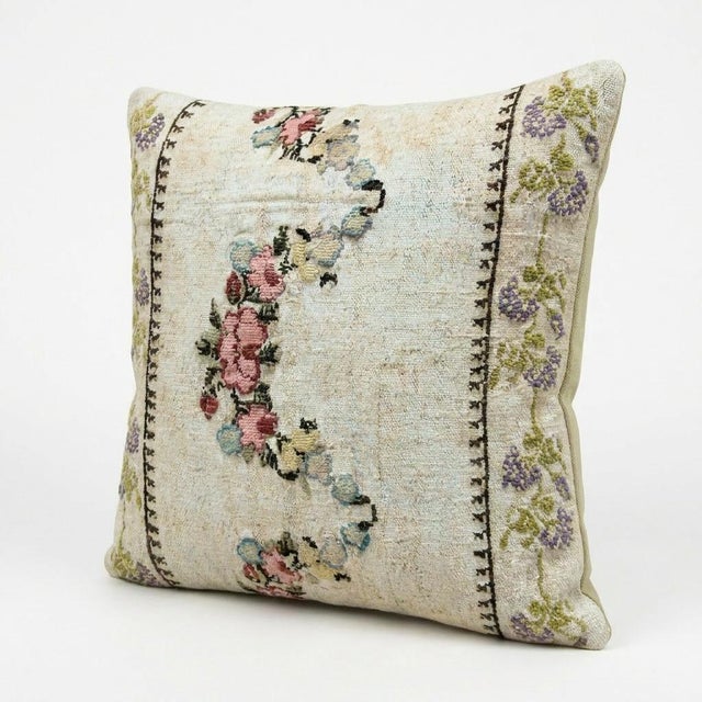 Mid-Century Modern Modern Kilim Pillow Cover 20'' X 20'' For Sale - Image 3 of 4