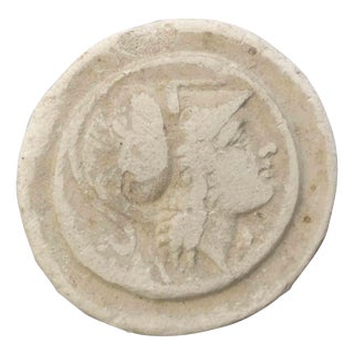 Antique Athena Goddess Cameo Intaglio in Biscuit, Italy, 19th Century For Sale
